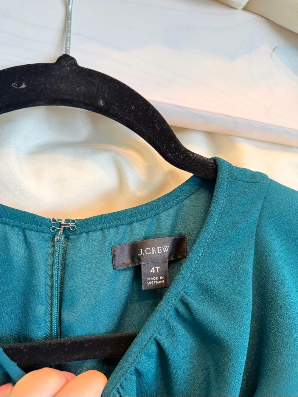 J. Crew teal dress